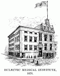 Eclectic Medical Institute, 1870.