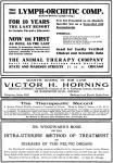 Ad: Animal extracts, Masseur, Therapeutic Record, ...